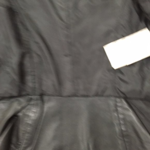 DIESEL BLACK SOFT LEATHER JACKET - Picture 3 of 3